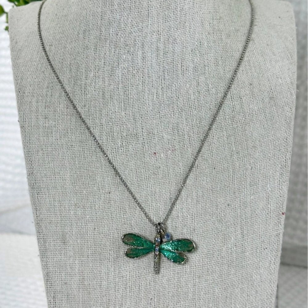 Coldwater Creek Dragonfly Pendant Necklace